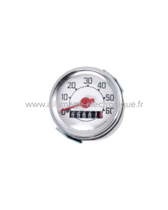 Compteur RMS Classic Piaggio Vespa 50cc (rond) 60 km/h - 190743