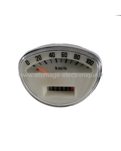 Compteur RMS Classic Piaggio Vespa 50-90 SS-SUPER 100 km/h