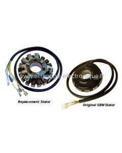 Stator allumage + éclairage KTM moteur 2 temps équipés de l'allumage SEM - ST5525L