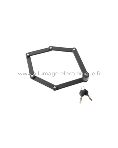 Serrure pliable CHARPENTIER - noir