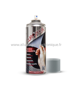 Wrapper Bombe de peinture amovible Silver Grey 400ml