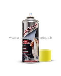 Wrapper Peinture Aérosol Aérosol Jaune Fluo 400ml
