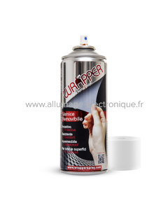 Wrapper Peinture Aérosol Amovible Paillettes Dorées 400ml